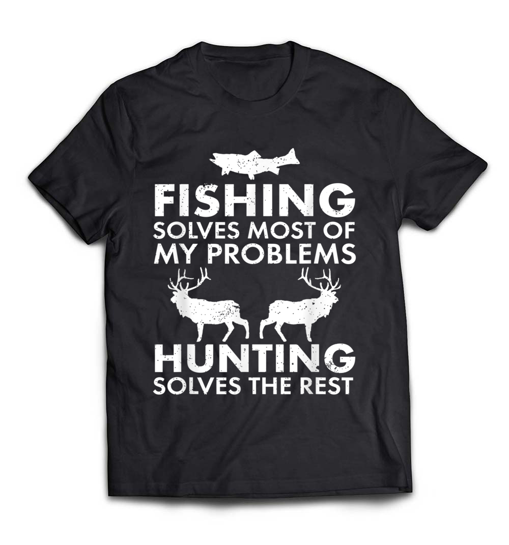 Funny Fishing and Hunting Shirt: A Cool Choice for Outdoor Enthusiasts